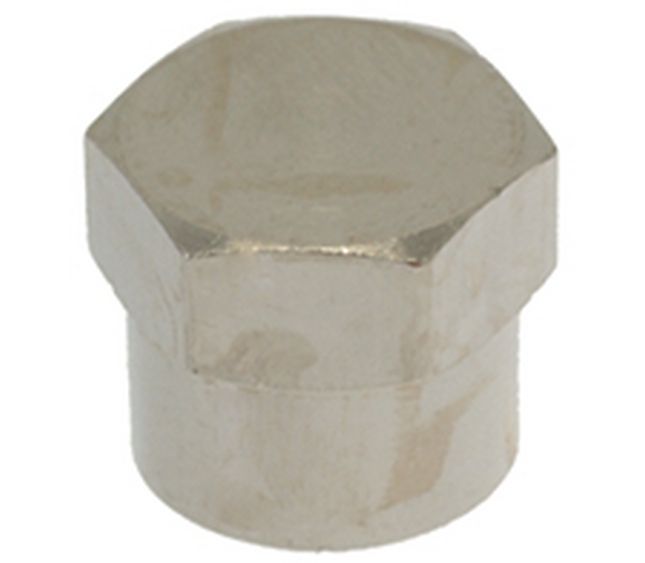 Brasilia Cap Plug Ø 1/8"f in Brass
