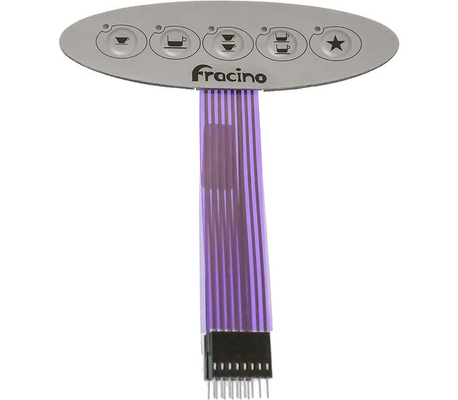 Fracino Push-button Panel Membrane 5push-buttons