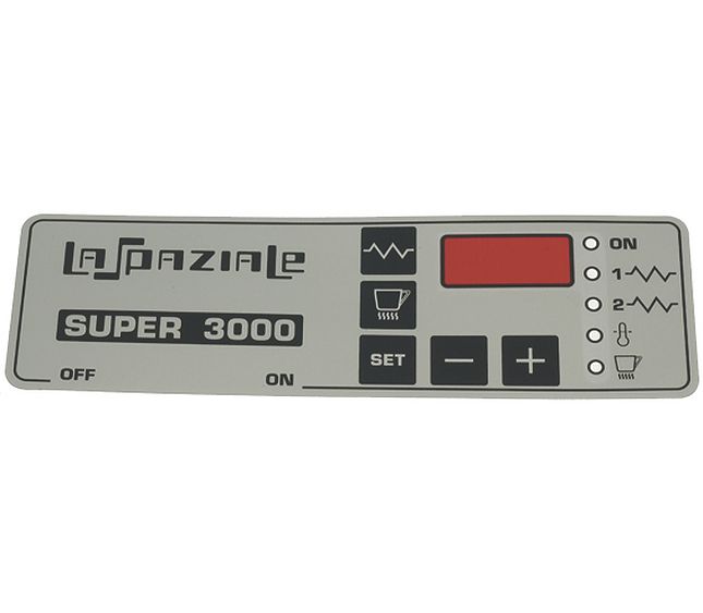 La Spaziale Targa Panel Comandi