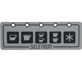 La Spaziale Push-button Panel Membrane 5 Buttons