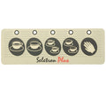 La Spaziale Push-button Panel Membrane 5 Buttons