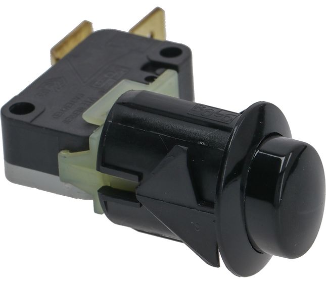 La Spaziale Bipolar Push-button Black 12A 250V
