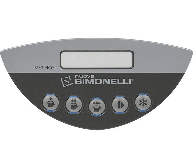 Nuova Simonelli Push-button Panel Membrane 5-button - MYTHOS