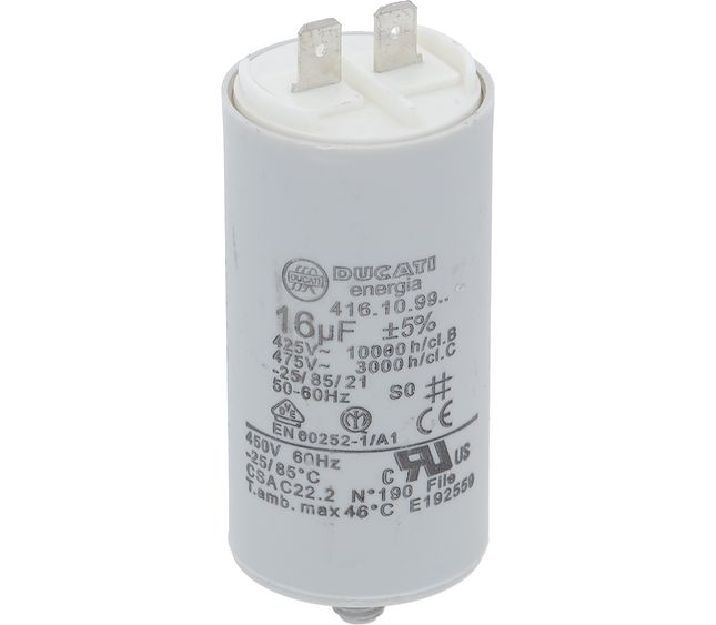 Nuova Simonelli Capacitor 16MF 450V 40X70 UL Faston M6.3