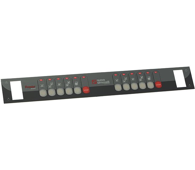 Nuova Simonelli Push-button Panel Premier/v 2-group