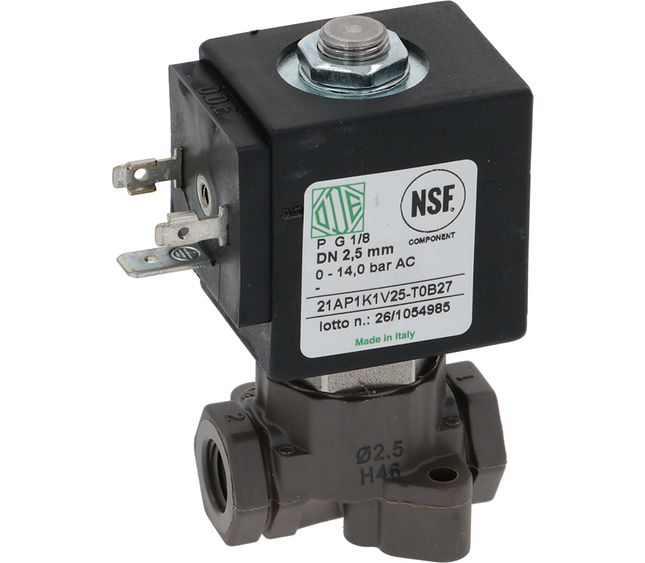 Cimbali / Faema Solenoid Valve Ode 2-way Ø 1/8 24VAC