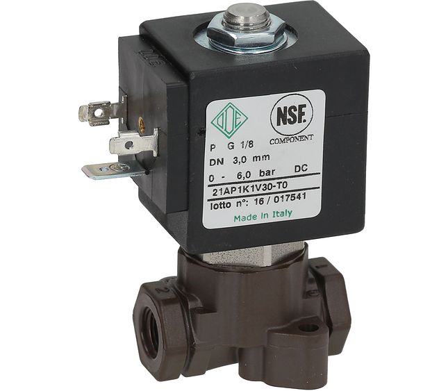 Cimbali / Faema Solenoid Valve Ode 2-way Ø 1/8 24VDC
