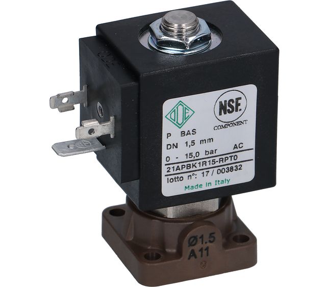 Cimbali / Faema Solenoid Valve Ode 2-way 24VAC 8W