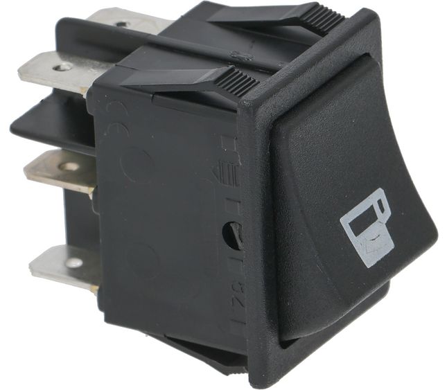 Quick Mill Black Bipolar Change Over Switch 16A 250