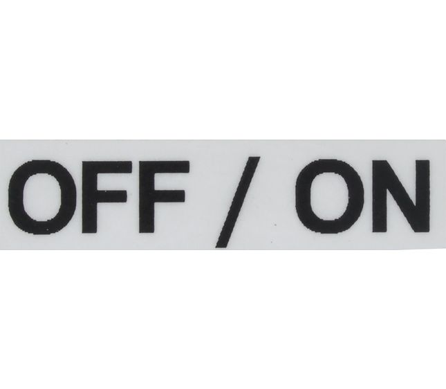 Rancilio On-off Sticker