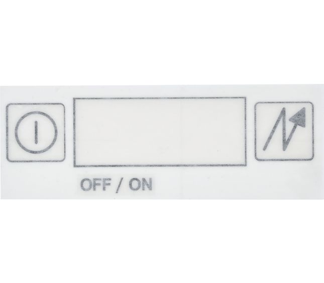 Rancilio Sticker 2 Buttons Main Power Class 9