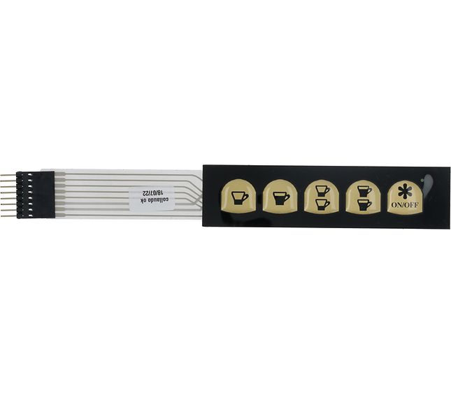 Victoria Arduino Membrane Push-button Panel 5 Keys