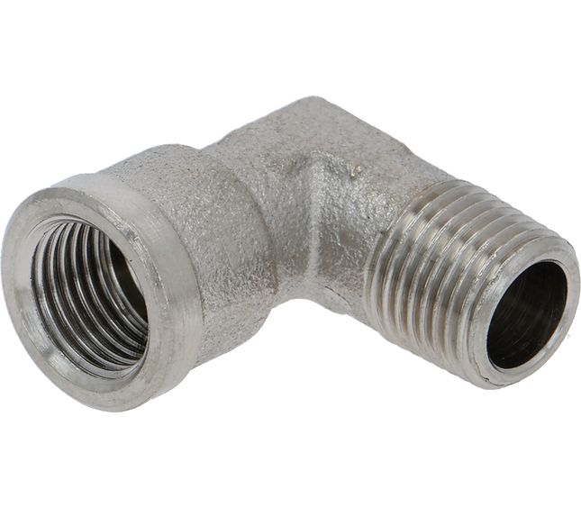 Victoria Arduino L-fitting Ø 1/8"m-1/8"f Nickel-plated
