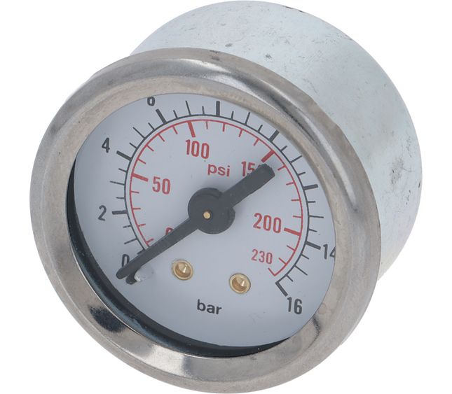 Victoria Arduino Pressure Gauge Scale 0-16 Bar D40 SS