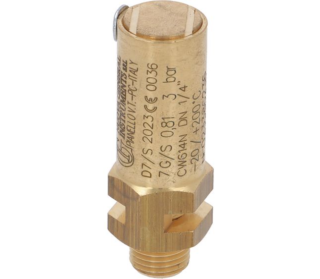 Victoria Arduino Boiler Valve Ø 1/4"m - 3 Bar Ce/ped