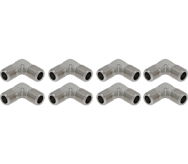 Victoria Arduino Kit-fitting L 1/4 M-m Cylind - 8PCS