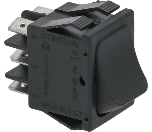 Gaggia Three-poles Push-button Black 16A 250V