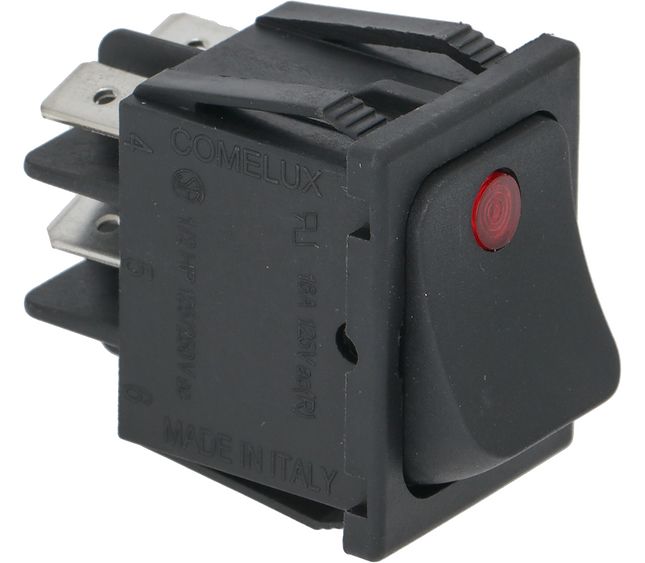 Bezzera Bipolar Switch Black 16A 250V