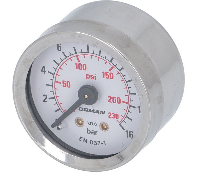 Universal Pressure Gauge For Pump Ø 41 MM 0÷16 Bar