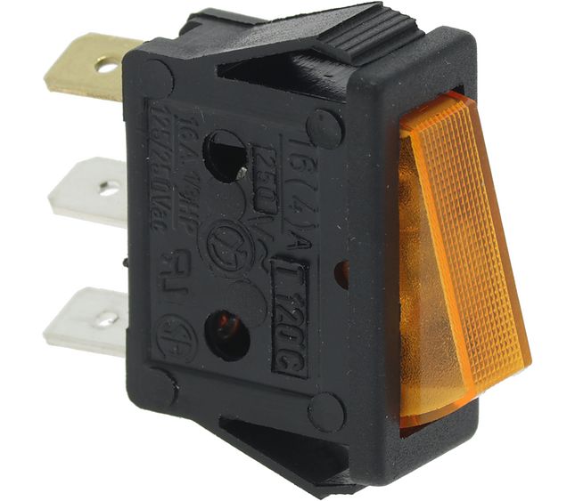 Carimali Switch 1-pole Orange 16A 250V