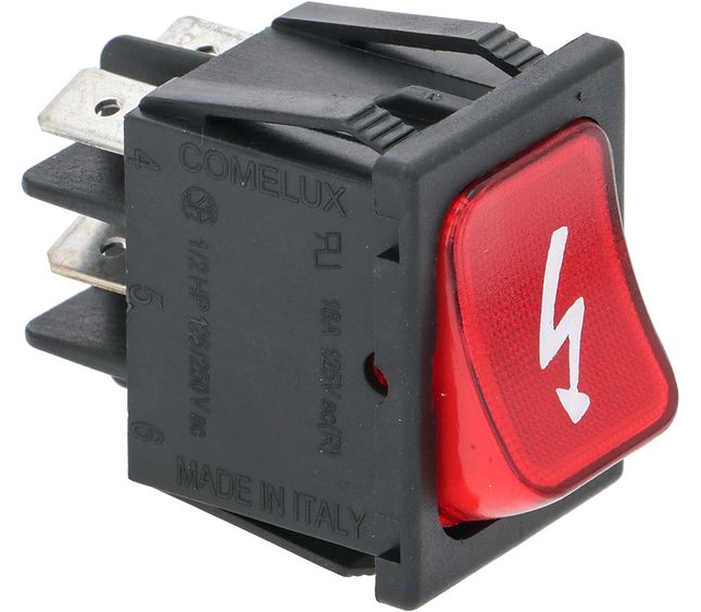 Brasilia Red Bipolar Switch 16A 250V - CENTURY +64 more