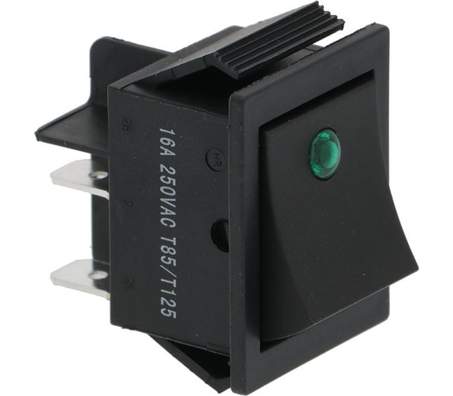 Gaggia Bipolar Switch Black 16A 250V - AROMA