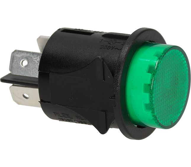 Bezzera Bipolar Switch Green 16A 250V