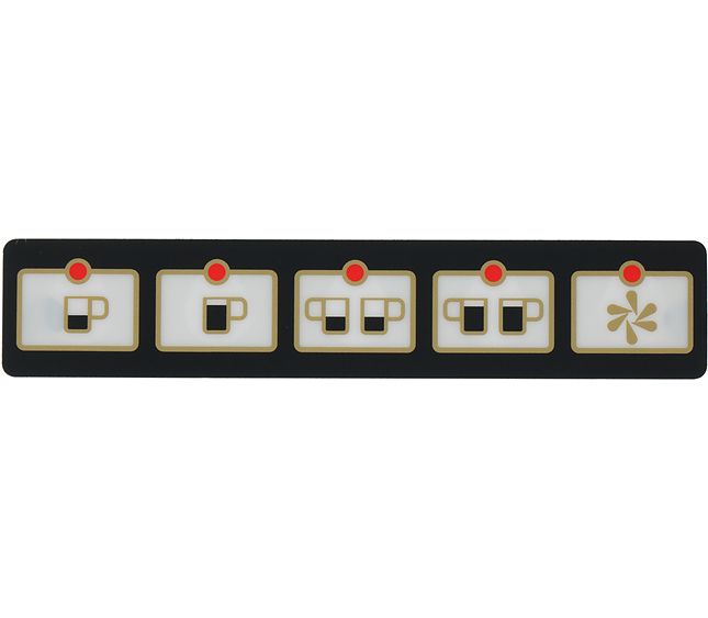 La San Marco Push-button Panel Membrane - 5 Buttons