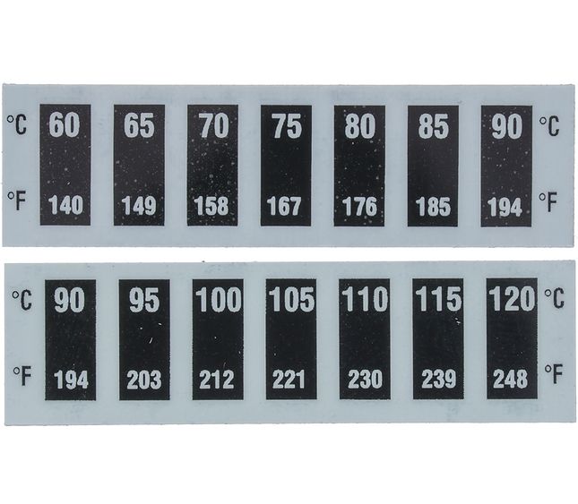 Faema Set 2 Adhesive Temperature Indicators