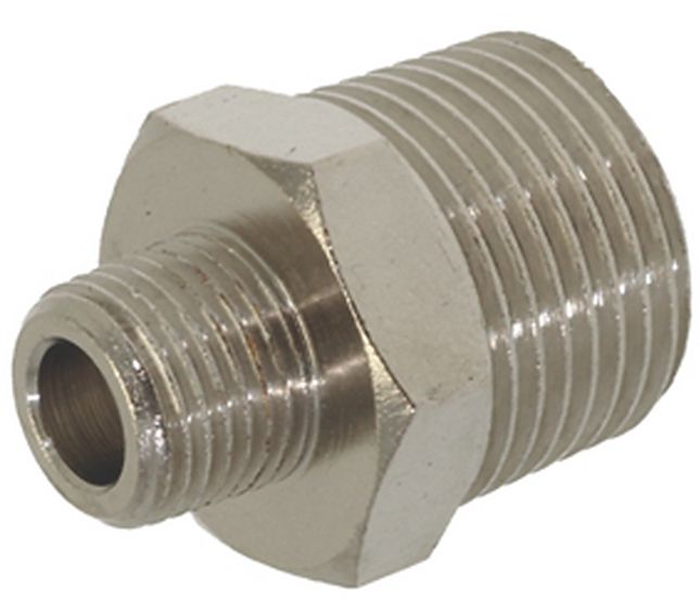 Brasilia / La Marzocco Nichel-plated Fitting Ø 1/8"m-3/8"m