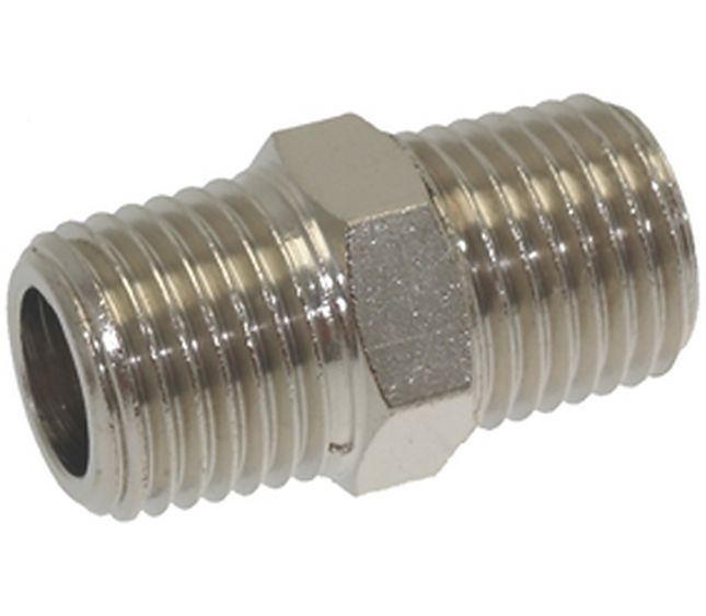 La Marzocco Fitting Ø 1/4"m-1/4"m Nickel-plated