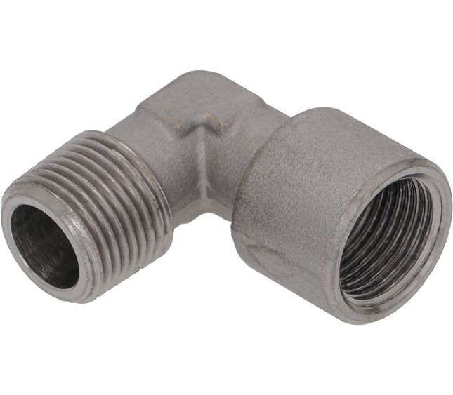 La Spaziale Nichel Plated L-fitting Ø 3/8"m-3/8"f