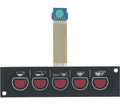 Faema Push-button Panel Membrane 5 Buttons