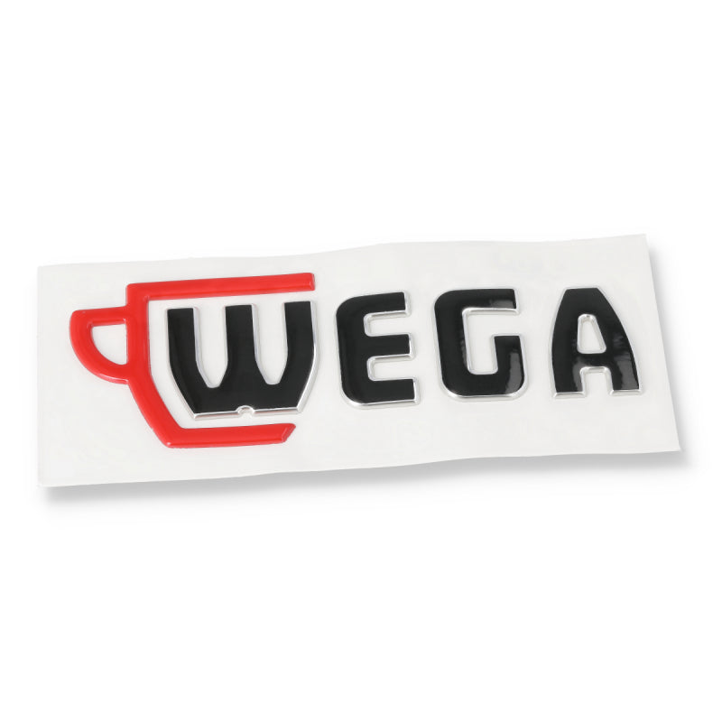 ASTORIA / WEGA " WEGA" BLACK/RED 115 X 40 LABEL