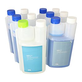 HLF Freshmilk Detergent Kit - 6 Bottles - commercial coffee spare part