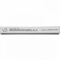 SIMONELLI ADHESIVE DECAL 95X18 TITANIUM BACKGROUND 1-3 SHINY - MUSICA