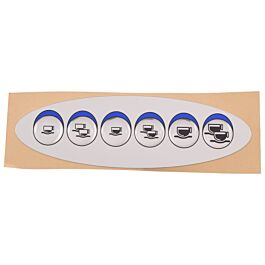 Carimali Macco RH Touchpanel Membrane - commercial coffee spare part