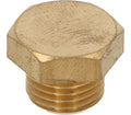 Wega Cap Brass Male Ø 1/4"m Wega