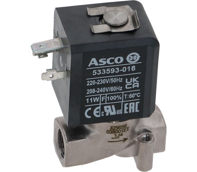 Wega Solenoid Valve 2-way Ø 1/4 D 4.8 220/23