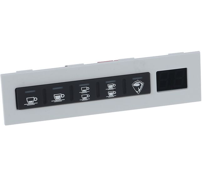Sanremo White Digit Button + Cover Assembly Zoe R