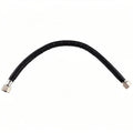 BRAIDED HOSE 0.45M 3/8 STRAIGHT X 3/8 STRAIGHT - CONICAL