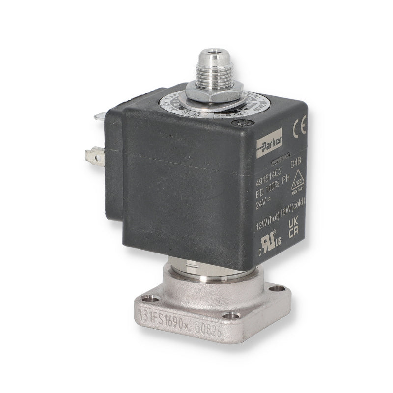 PARKER 3 WAY SOLENOID VALVE 24V 12W HOT 16W COLD - STORM
