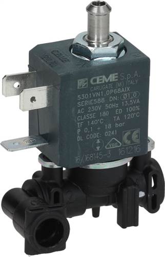 DeLonghi Solenoid Valve Ceme 3 Way 230V 50HZ - commercial coffee spare part