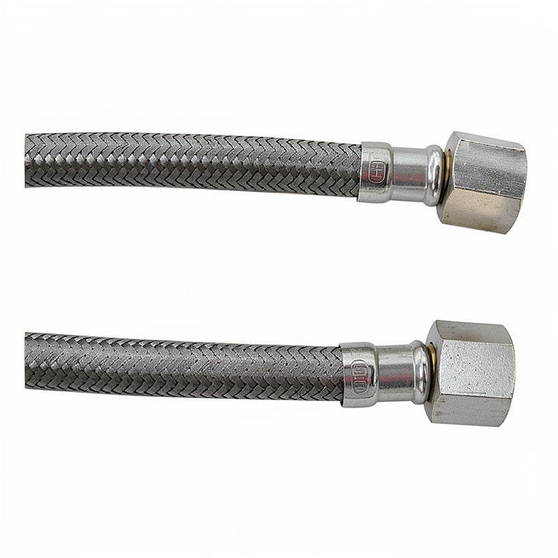 BRAIDED HOSE 1M 3/8F X 3/8F