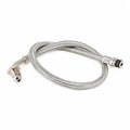 BRAIDED HOSE 0.63M 3/8 STRAIGHT X 3/8 STRAIGHT - CONICAL