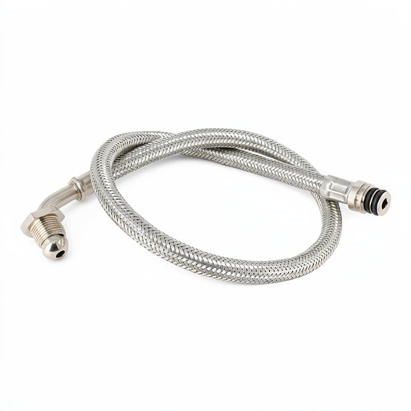 BRAIDED HOSE 0.63M 3/8 STRAIGHT X 3/8 STRAIGHT - CONICAL