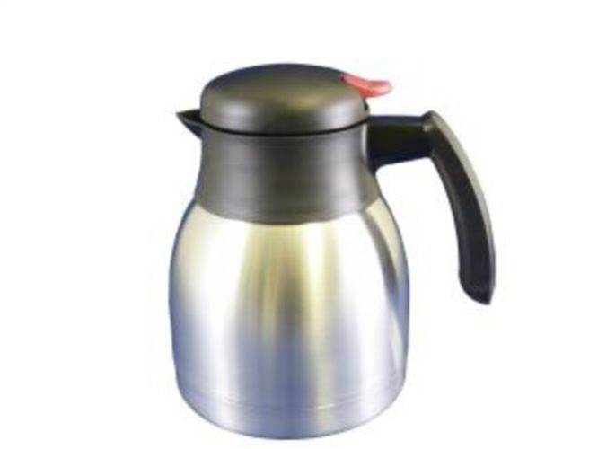 Bravilor 1 Litre Vacuum Flask - Black - commercial coffee spare part