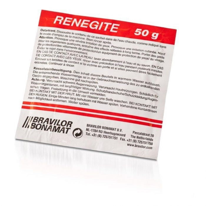 Bravilor Renegite 1 X 50G Sachet - commercial coffee spare part