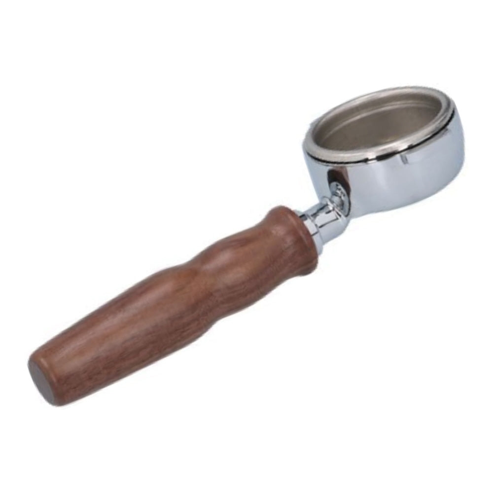 Wooden Handle Bottomless Filter Holder Pn: BE1165219 - commercial coffee spare part