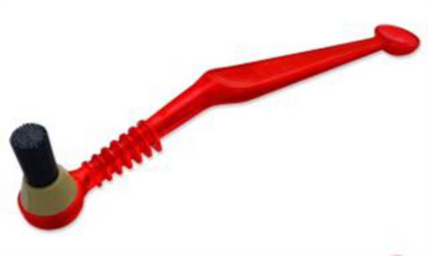 Pallo - Transparent Coffee Tool Group Head Cleaning Brush - Cherry  - Pn: CLE15881 - commercial coffee spare part